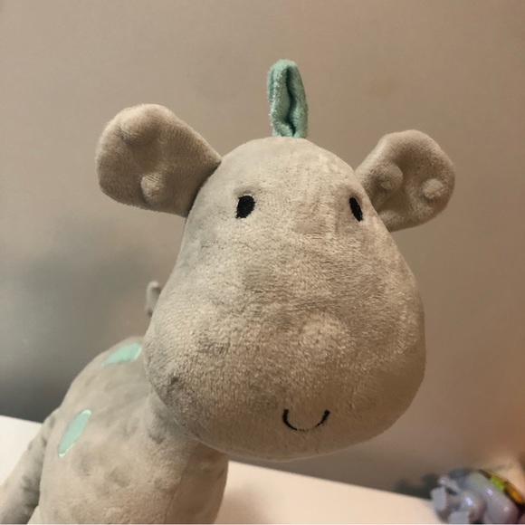 Peanutshell Uptown Giraffe 16" Plush Grey Teal Spots Stuffed Animal Toy - Picture 5 of 10